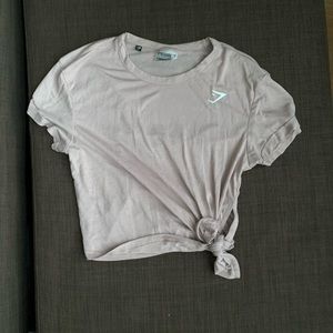 Gynshark crop tee